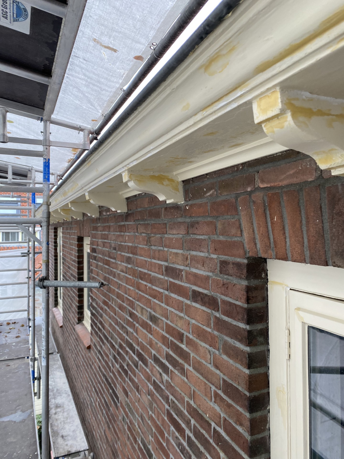 Houtrot reparatie vooraf schilderen